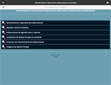 Tablet Screenshot of nauticaparayas.com